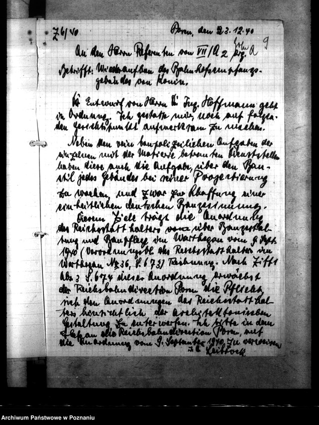 Obraz 13 z jednostki "Neubau der zerstöten Gebäude - Konin, Gnesen, Janowitz"