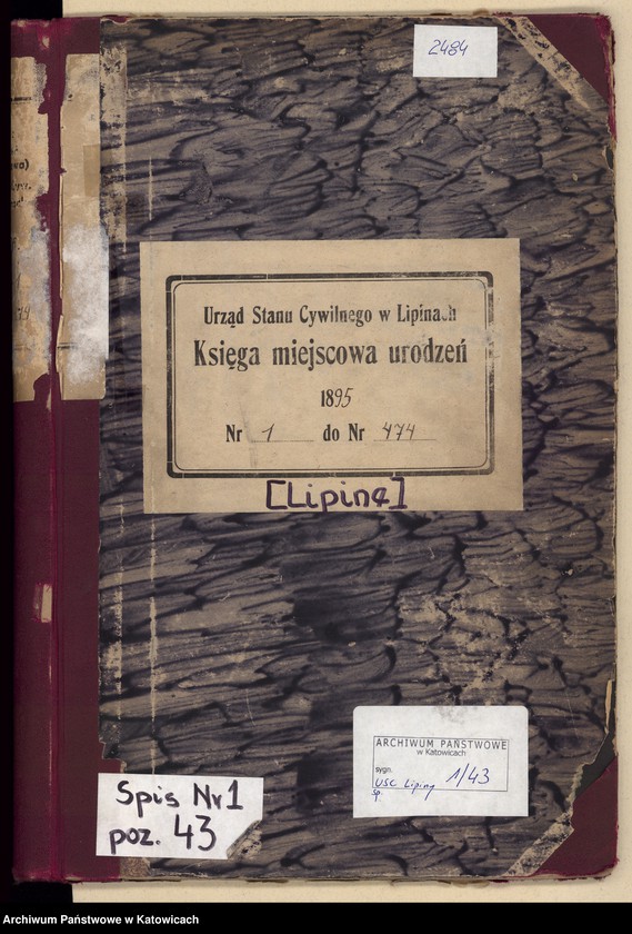 image.from.unit.number "Księga urodzeń T.1 nr 1-474"