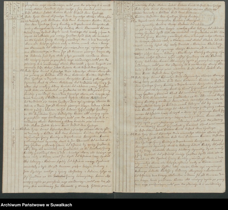 Obraz 12 z jednostki "Akta zeszłych gminy puńskiey odpierwszego stycznia do dnia ostatniego grudnia 1815 roku."