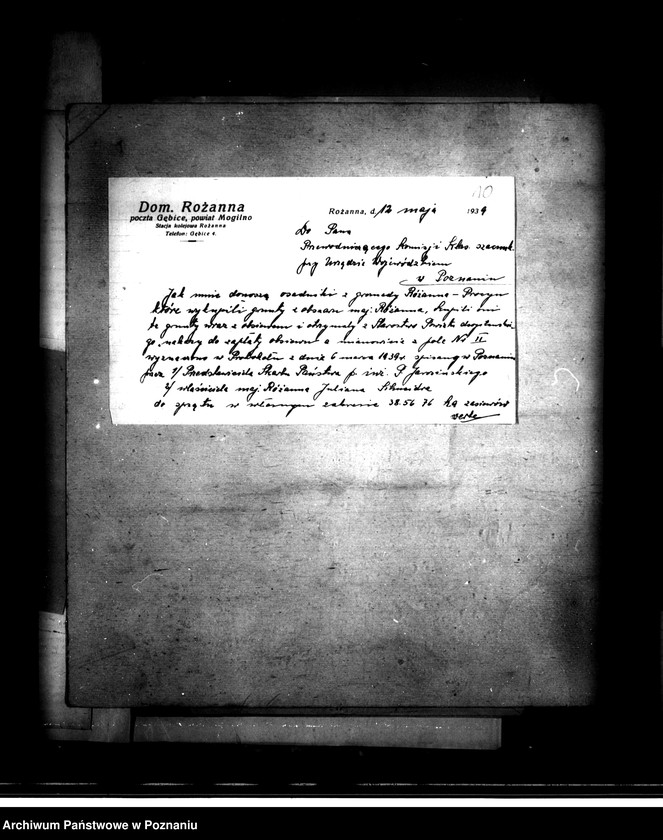 Obraz 14 z jednostki "Majątek Różanna powiatu mogileńskiego parcelacja"