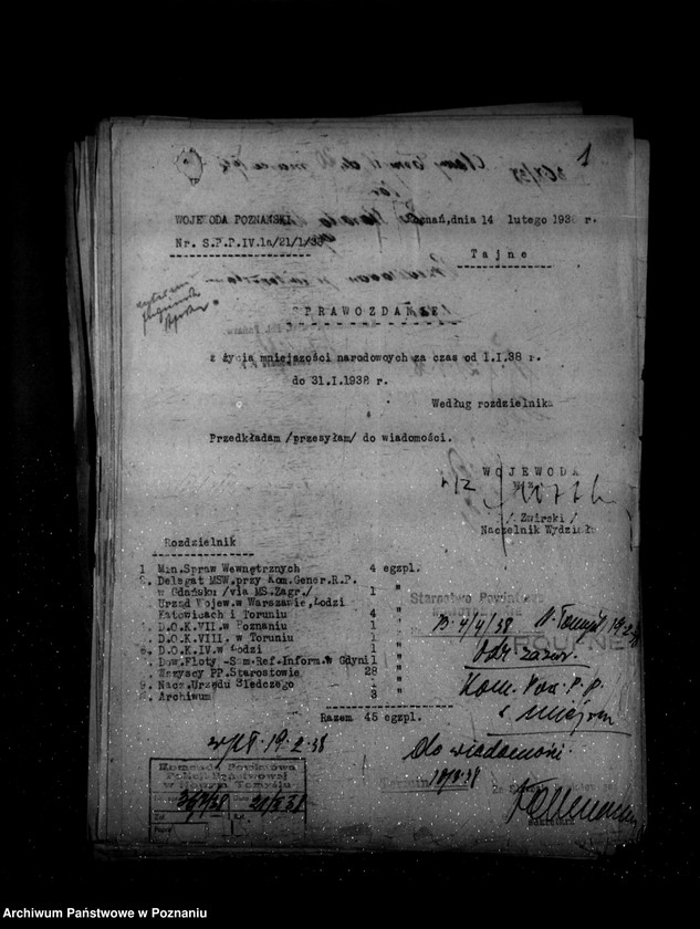 Obraz 5 z jednostki "Sprawozdania z życia mniejszości narodowych za czas od 1 stycznia do 30 kwietnia 1938 r."