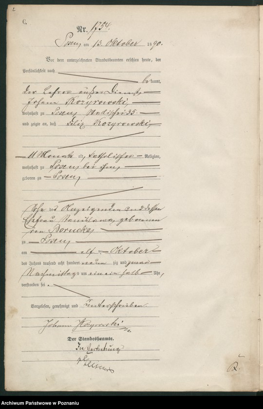 Obraz 5 z jednostki "Księga zgonów t. V"