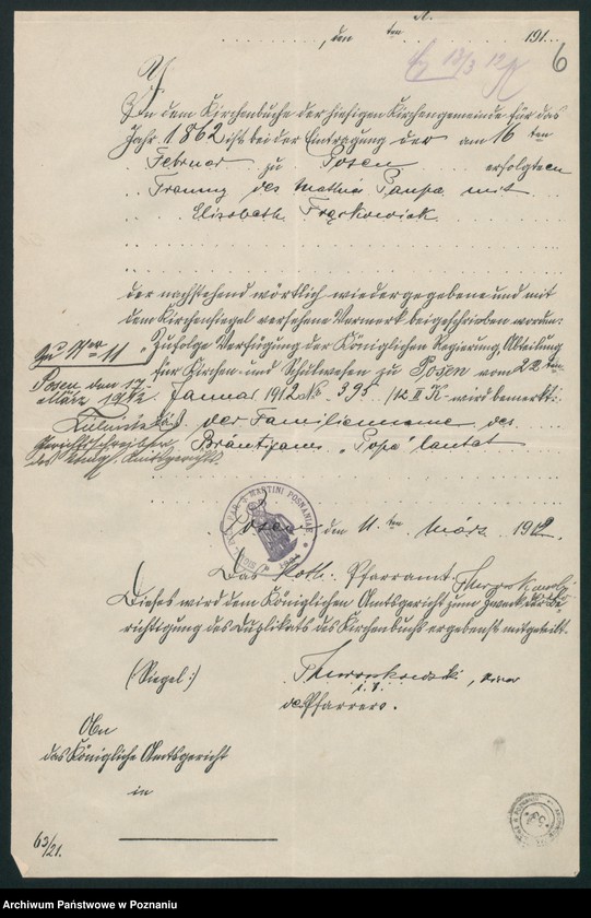 Obraz 6 z jednostki "Księga małżeństw"