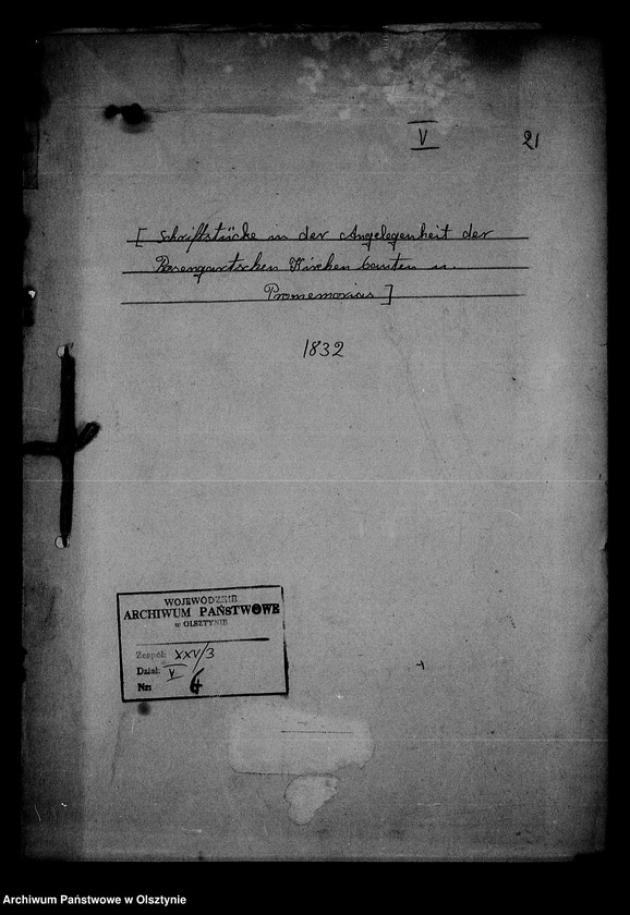 image.from.unit.number "/Schriftstücke in der Angelegenheit der Rosengartenschen Kirchenbauten u. Promemorias u. Lehndorffs Vermögensverhältnisse/"