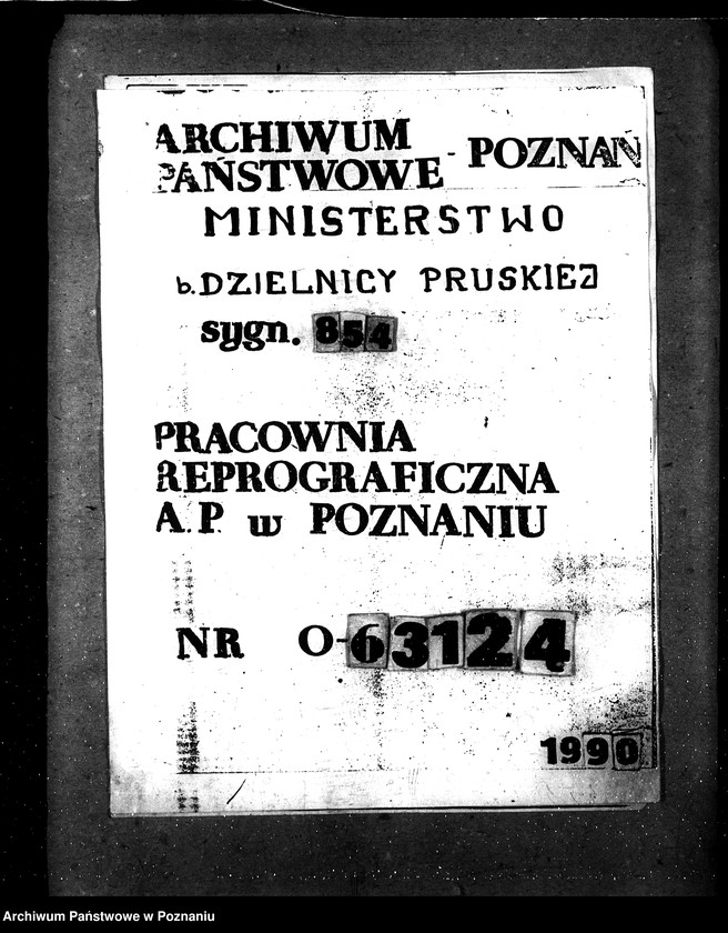 Obraz 1 z jednostki "Departament Przemysłu i Handlu [sprawy osobowe urzędników departamentu]"