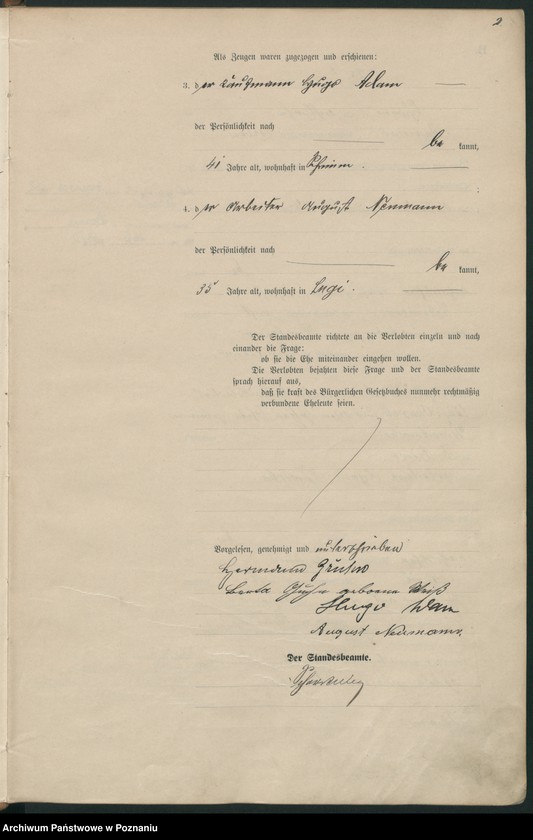 Obraz 5 z jednostki "Heirats-Haupt-Register"