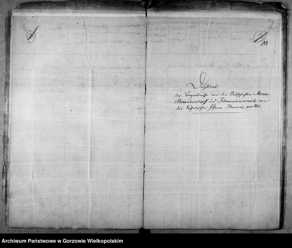 image.from.unit.number "Duplikate der Kirchenbücher über die katholischen Einwohner von: Morrn (Murzynowo), Alexandersdorf (Gościnowo), Johanneswunsch (Dobrojewo)"