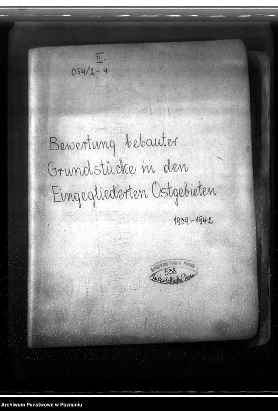 Obraz 4 z jednostki "Bewerkung bebauter Grundstücke in den eingegliederten Ostgebieten"