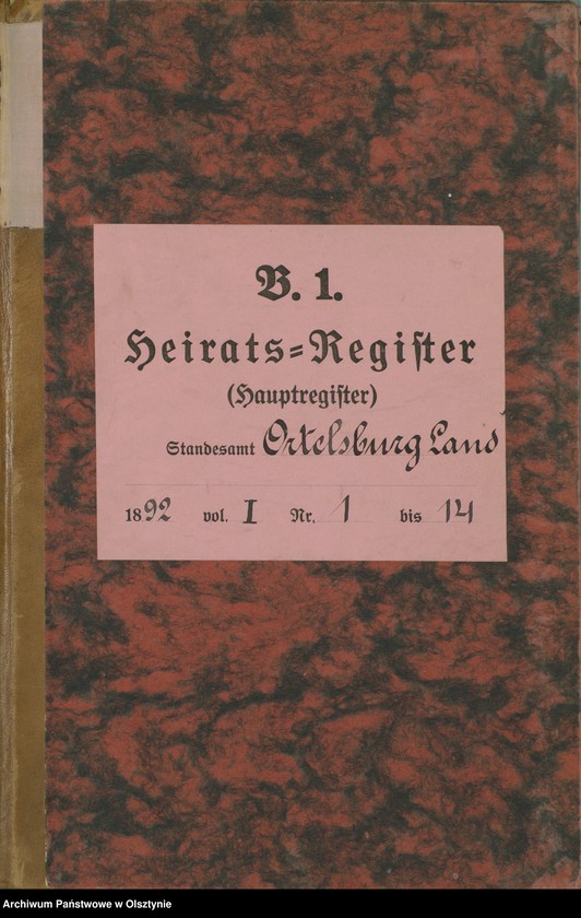 image.from.unit.number "Heiraths-Haupt-Register Nr 1 - 14"