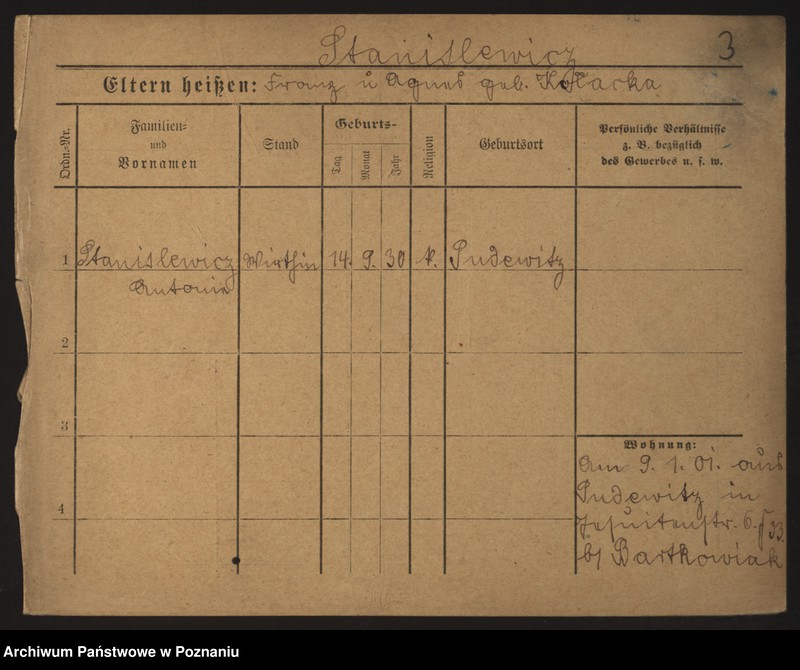 Obraz 11 z jednostki "Stanislewicz - Stankowski"