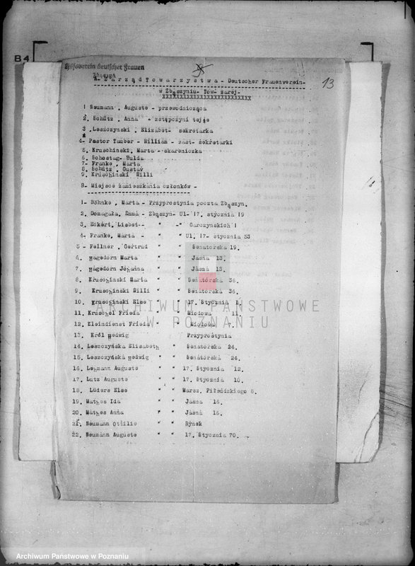 Obraz 17 z jednostki "/Stowarzyszenie Niemieckich Kobiet w Zbąszyniu/"