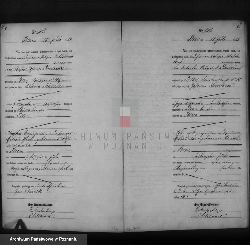 Obraz 4 z jednostki "Księga zgonów t. III"