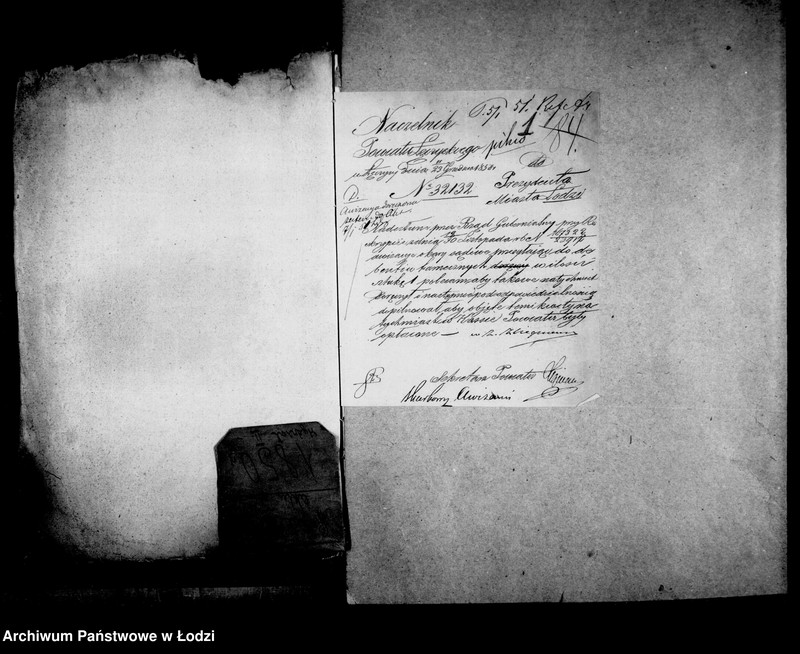 Obraz 6 z jednostki "Akta tyczące się awizacji"