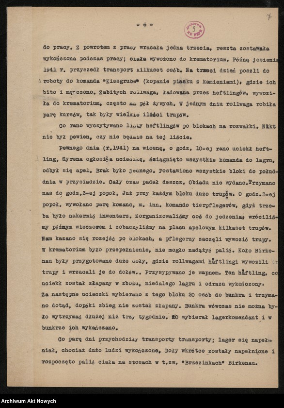 image.from.unit.number "Wspomnienia więźniów:  Kania Roman /Buchenwald/, Karcz Jan /więzienie na Montelupich w Krakowie, Oświęcim, Neuengamne-Hamburg/, Kwapiniewicz Romuald /Pawiak-Majdanek, Buchenwald, Flosburg/, Marcinkiewicz Józef /Balsen/, Leja Józef /Majdanek, Dachau/ Pluciński Stefan /Oświęcim/, Rajzman Samuel /Ghetto w Warszawie, Treblinka/, Ryś K. M. /Majdanek/."
