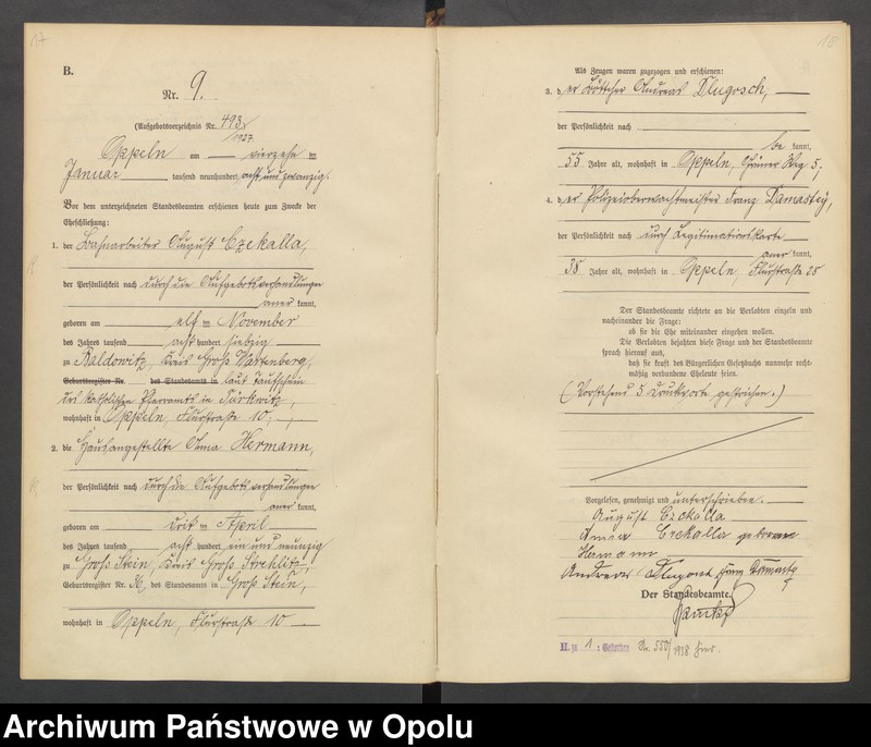 Obraz 12 z jednostki "[Rejestr Małżeństw] 1928 Nr 1-248"