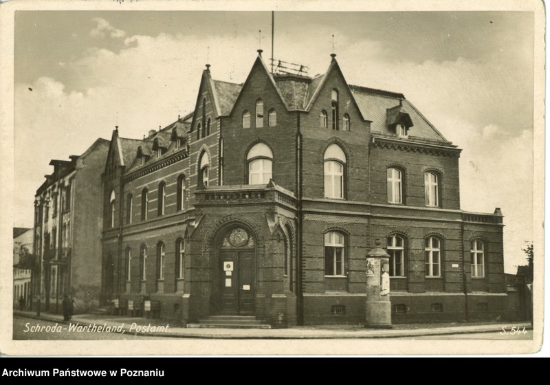 Obraz 1 z jednostki "Schroda - Wartheland [Środa - Kraj Warty] - Postamt [Urząd Pocztowy]"