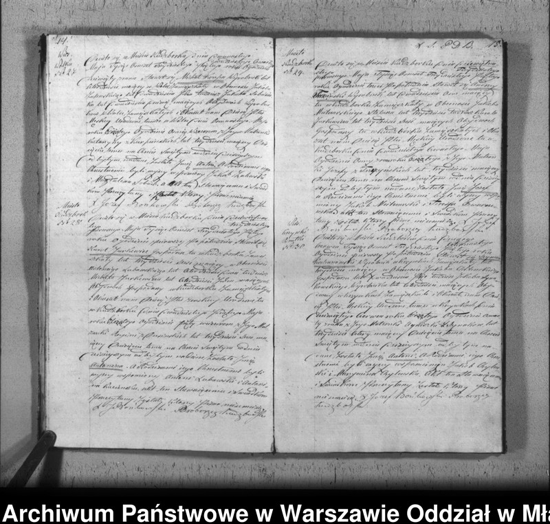Obraz 12 z jednostki "Akta urodzin, małżeństw i zgonów"