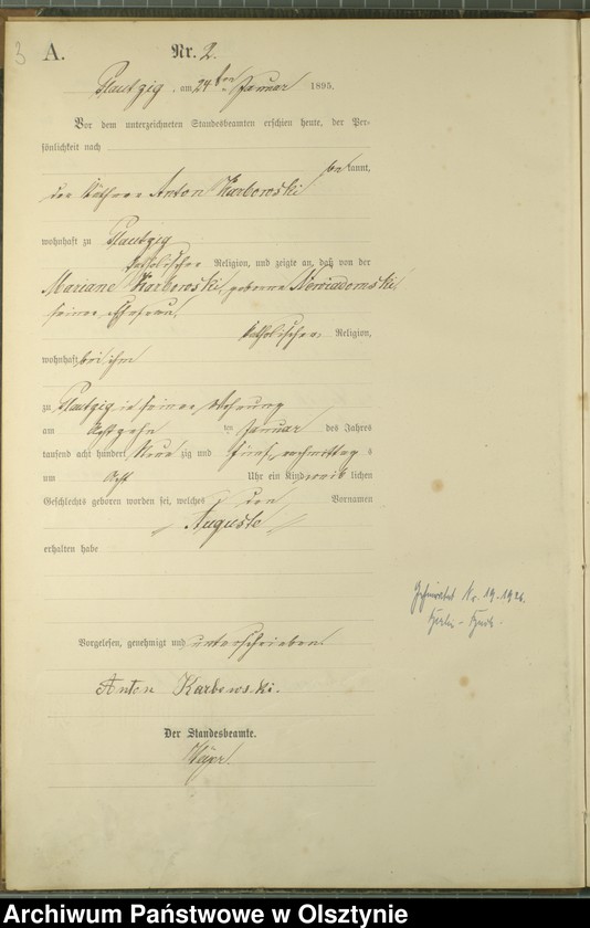 image.from.unit.number "Geburts-Haupt-Register Nr 1 - 43"