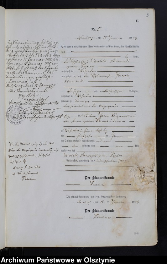 image.from.unit.number "Sterbe -Neben-Register Nr.1-73"