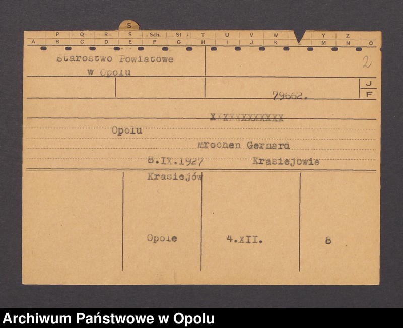 Obraz 4 z jednostki "[Daniel Karoline, ur. 19.7.1893 Gogolin]"