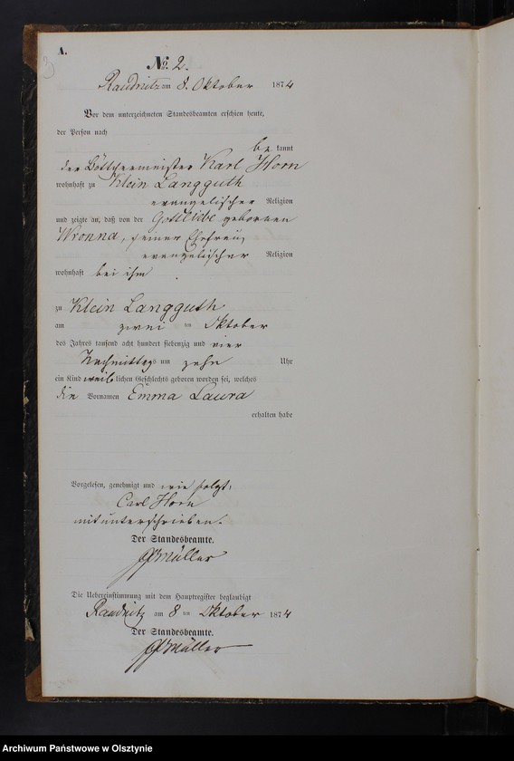 image.from.team "Urząd Stanu Cywilnego w Rudzienicach pow. iławski ( dawny pow. suski )"