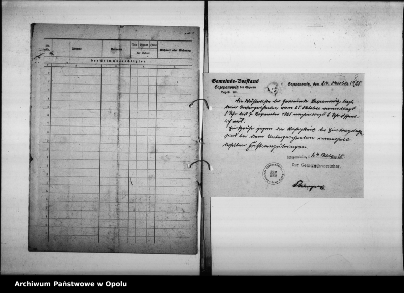 Obraz 9 z jednostki "[Wybory do sejmiku i sejmu Rzeszy - listy wyborcze]"