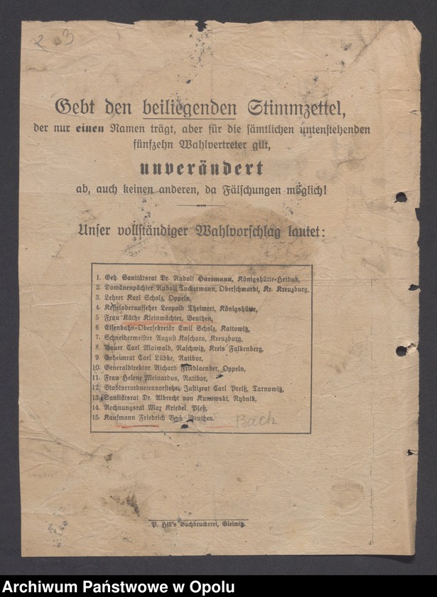 Obraz 5 z jednostki "/Propagande/Plakaty, odezwy, ulotki, afisze, broszury propagandowe różnych organizacji do mieszkańców Górnego Śląska, tłumaczenia w języku francuskim/"