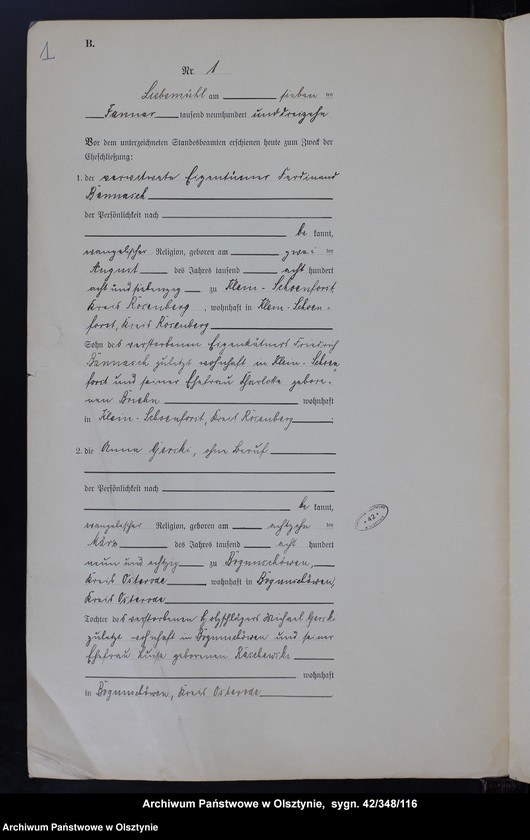 image.from.unit.number "Heirats-Neben-Register Nr 1 - 28"