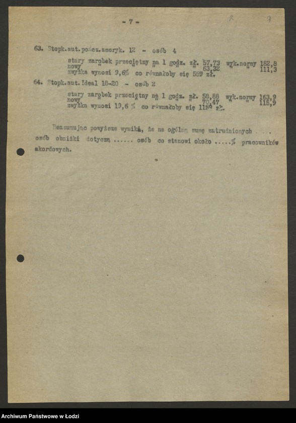 Obraz 8 z jednostki "Reforma płac; protokoły z zebrań zakładowych"