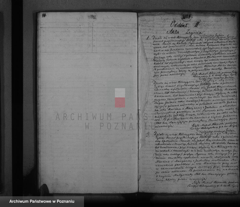 Obraz 15 z jednostki "Duplikat urodzeń, małżeństw i zgonów"