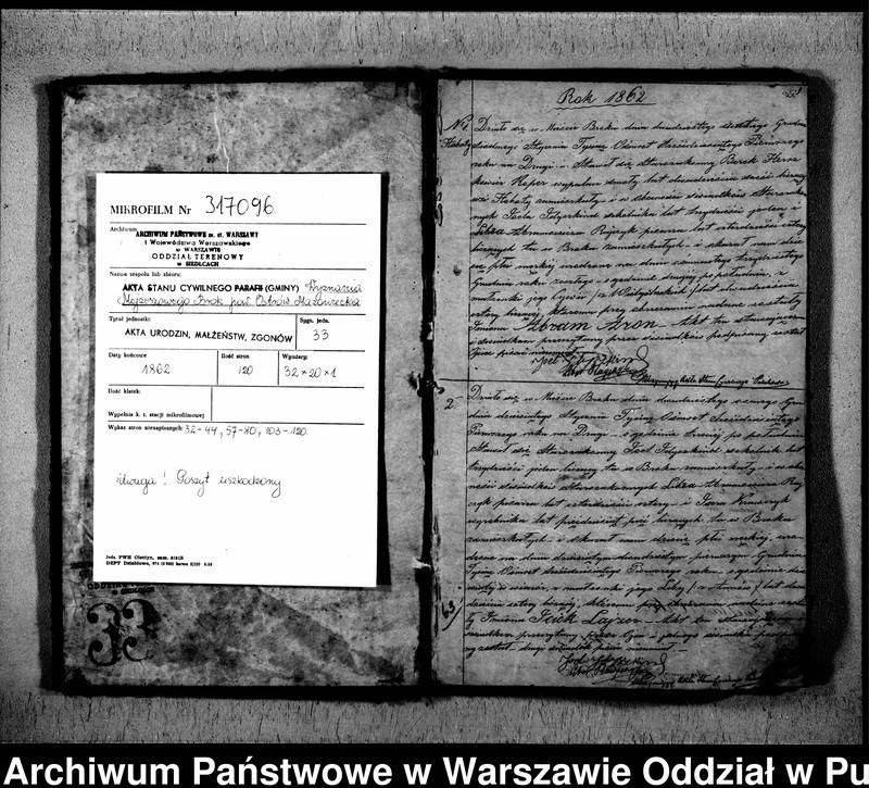 image.from.unit.number "Akta urodzeń, małżeństw i zgonów"