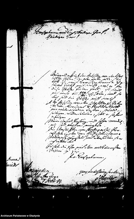 image.from.unit.number "/Geschäftsbriefe des Cammer- Assistenz- Raths Schmidt- Königsberg an den Grafen betr. die Landkeimschen Güter im Kreise Fischhausen/"