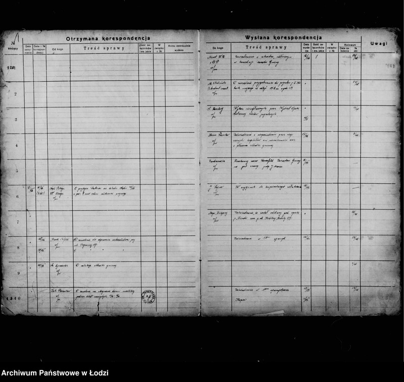 Obraz 5 z jednostki "[Dziennik korespondencyjny]"