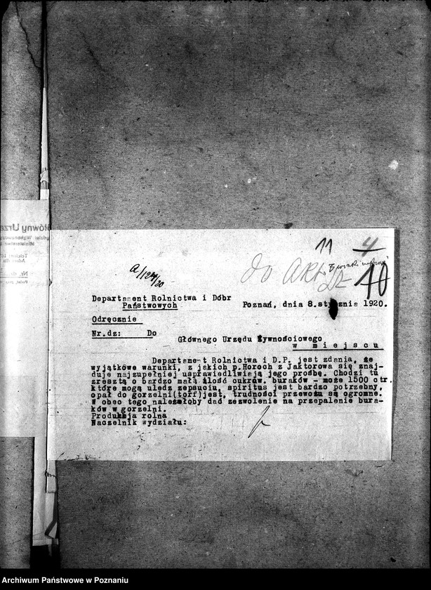 image.from.unit.number "Sprawy ogólno - administracyjne Cukrownictwo, cukrownie i buraki"