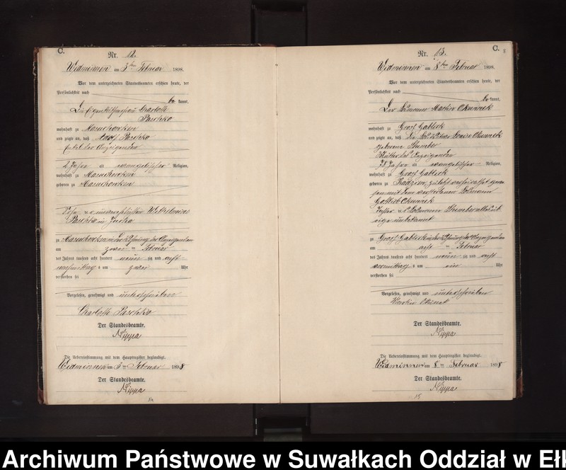 image.from.unit.number "Sterbe-Neben-Register des Preussischen Standes-Amtes Widminnen Kreis Loetzen"