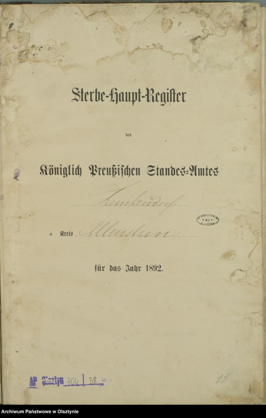 image.from.unit.number "Sterbe-Haupt-Register Nr 1 - 56"