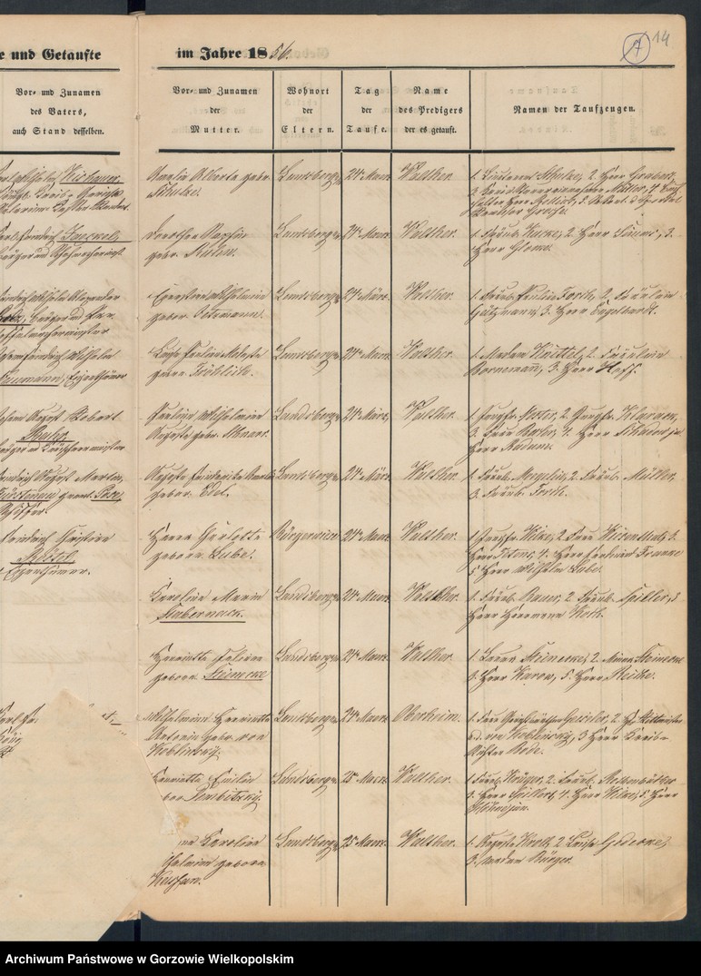 image.from.unit.number "Duplikate der St. Marienkirche Landsberg an der Warthe (Zawiera też księgę zgonów Concordienkirche z 1856 r. oraz dwa zapisy dotyczące małżeństw w 1857 r. w kościele Mariackim)"