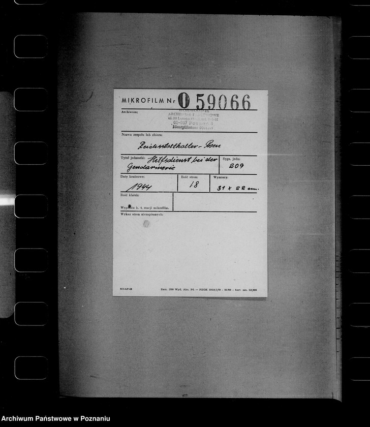 Obraz 2 z jednostki "Hilfsdienst bei der Gendarmerie"