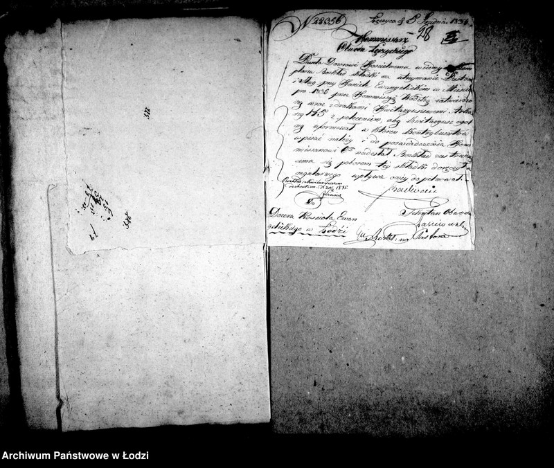 Obraz 20 z jednostki "Akta tyczące się rozkładów na pastora i sług kościelnych roku 1835"