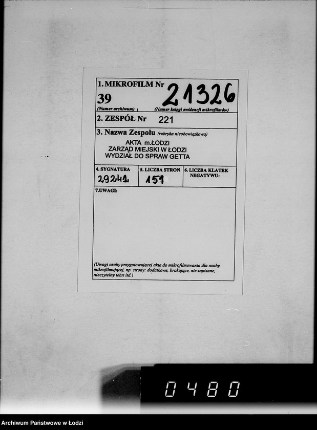 Obraz 2 z jednostki "Jahresberichte [z działalności wydziałów G.V.za 1941r.]"