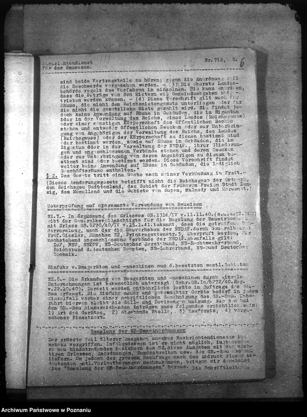 Obraz 11 z jednostki "Nachrichtendienst für das Bauwesen"