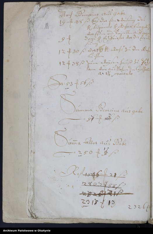 image.from.unit.number "Kirchen Rechnung des Kirchspiels Herzogswalde"