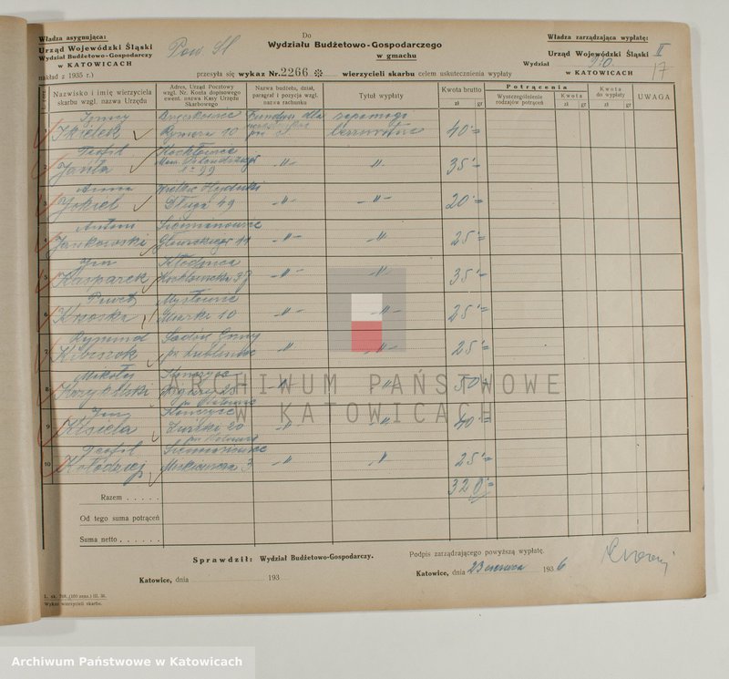 image.from.unit.number "Fundusz pomocy dla uczestników powstań śląskich, t. I"
