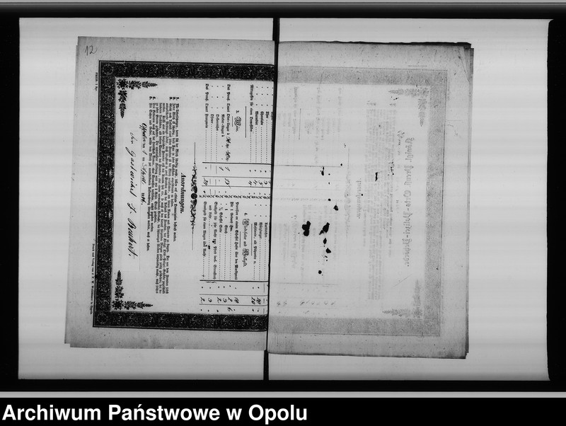 Obraz 14 z jednostki "Acta des Magistrats zu Oppeln betreffend Taxen der Gastwirthe und Flüssigkeits Maasse von 1846-48"