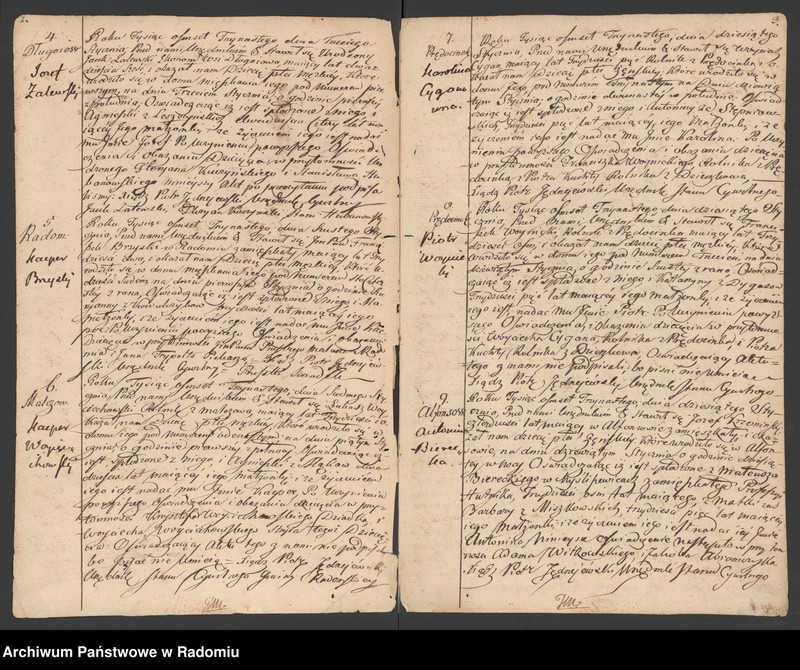 image.from.unit "Duplikat parafij Katolickiej z r. 1813-1816 Radom"