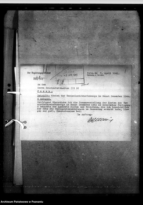 Obraz 5 z jednostki "Umsiedlerkreisfürsorge - Monat Dezember"