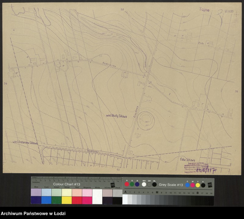 Obraz 1 z jednostki "Plan miasta Łodzi. Sekcja NO 55"