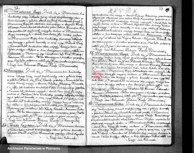 Obraz 18 z jednostki "Akta urodzonych, zaślubionych i zmarłych"