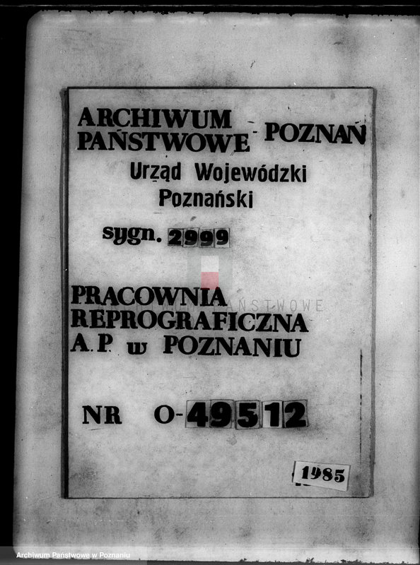 Obraz 1 z jednostki "Rejestr wyłączeń z art. 4 i 5 ustawy o wykonaniu reformy rolnej majątku Łobżenica powiatu wyrzyskiego"