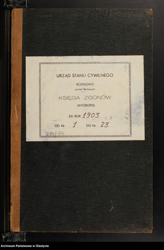 image.from.unit.number "Sterbe-Neben-Register Nr 1 - 23"